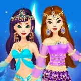 Arabisk prinsesse dress up spil