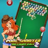 At skyde poolbolde